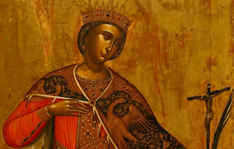 Sfânta Muceniță Ecaterina – Mărturisitoarea lui Hristos.